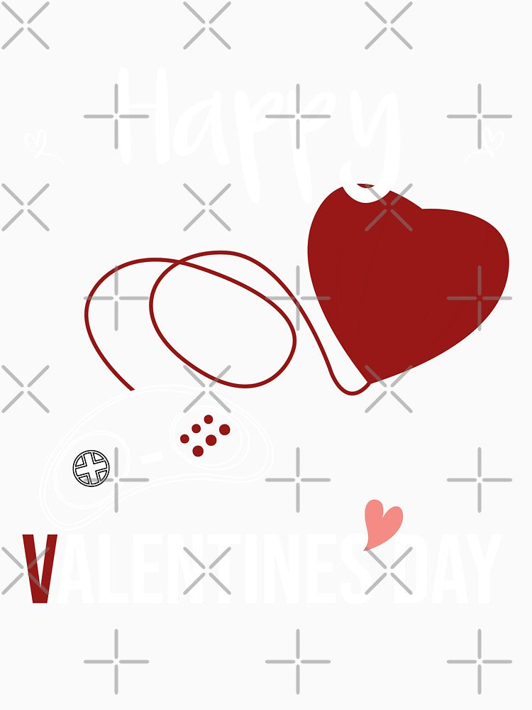 Video Gamer Heart Controller Valentine's Day Gift. by DzStor