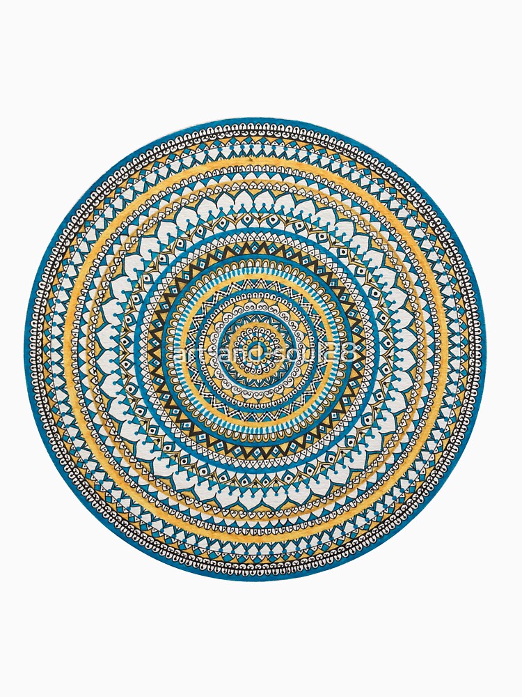 Blue mandala by art-and-soul28