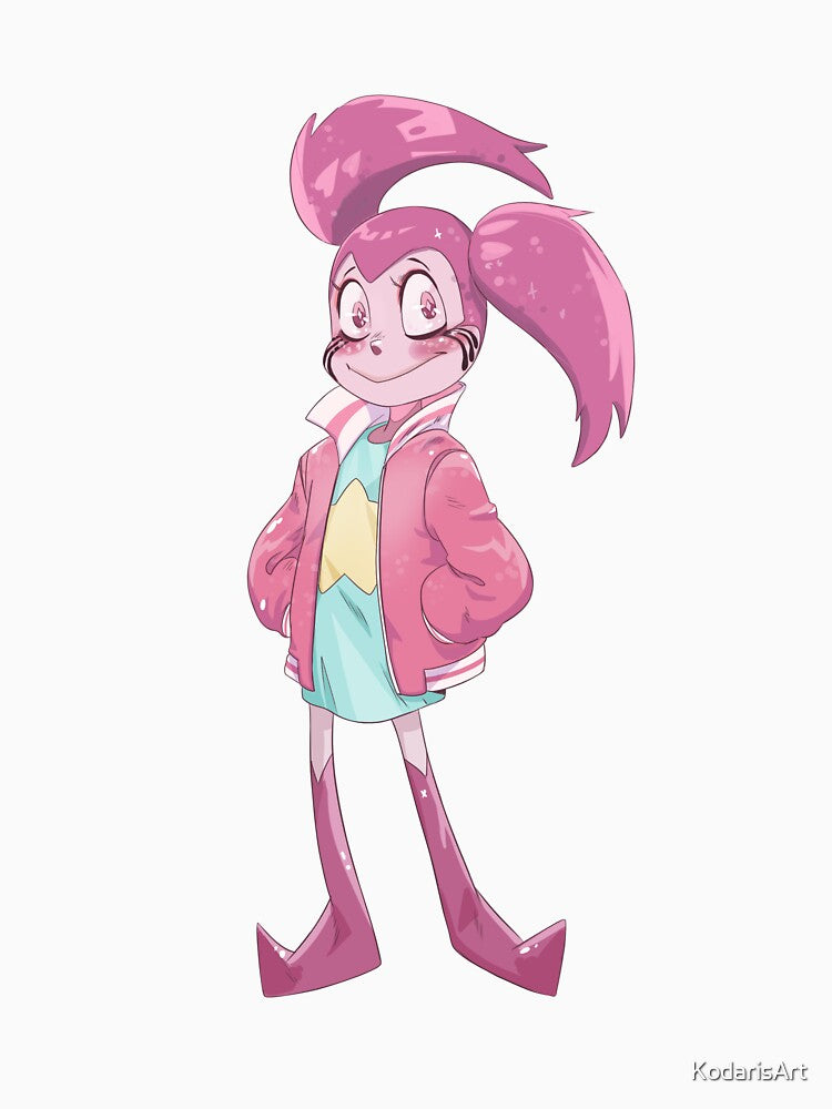 Cute Spinnel - pink spinnel. adorable steven universe design - Spinnel. with Steven's jacket by KodarisArt