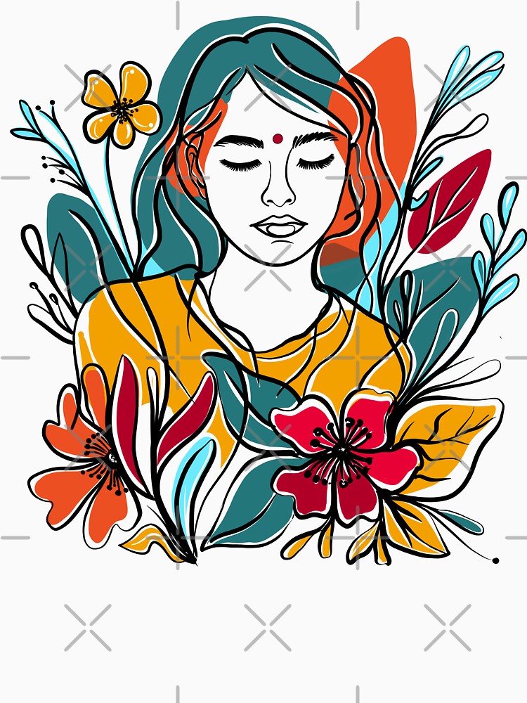 One Line Art - Abstract Art - Monoline by The Uphaar Store