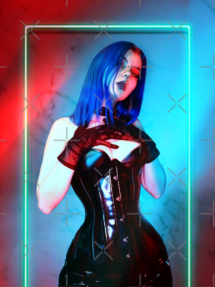 Neon Goth Girl by RhaaReborn