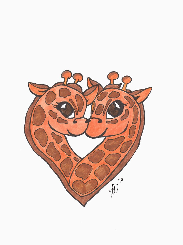 Giraffe Heart by wingsonafield