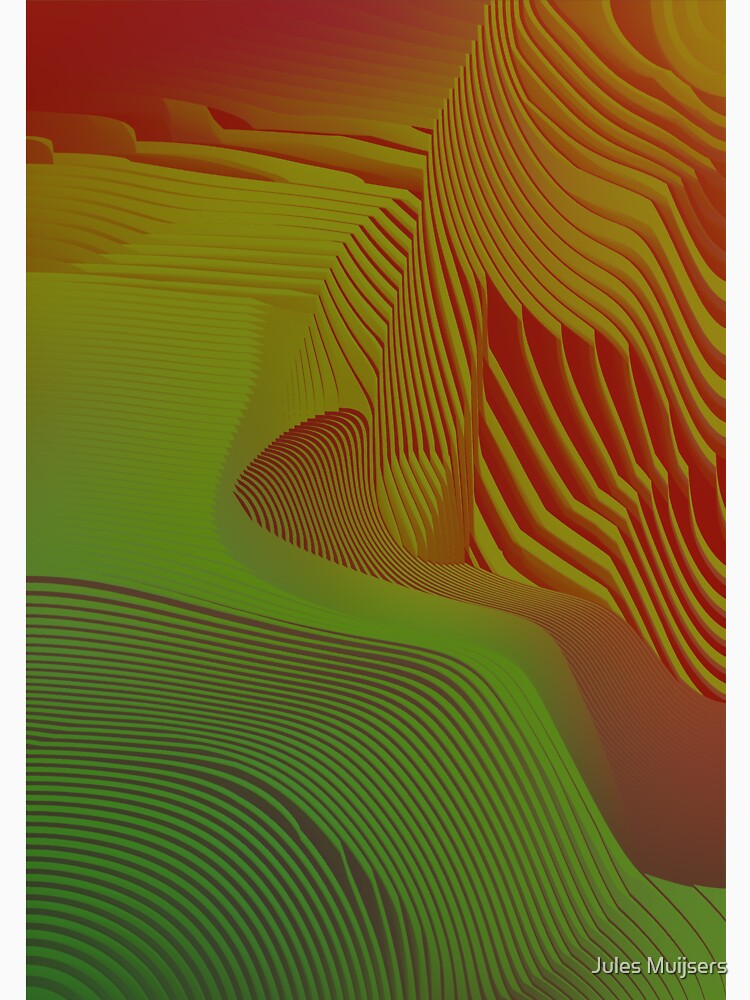 Pixelsorted gradient /9 by Jules Muijsers