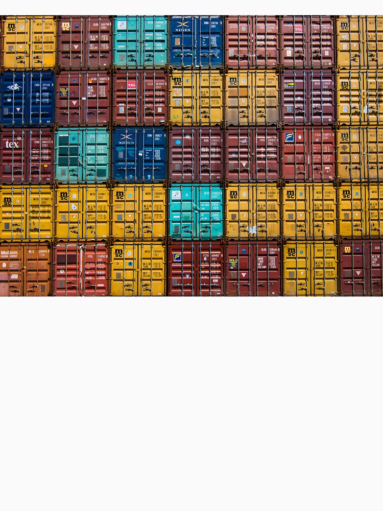 Stacked Shipping Containers by Dator