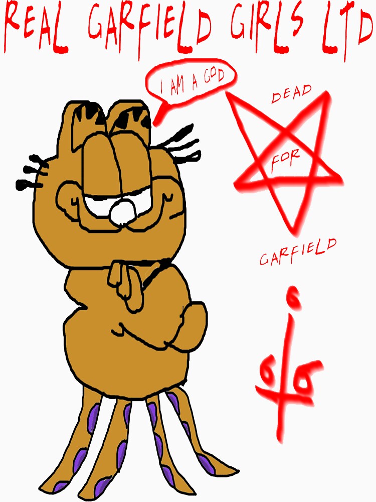 satanic garfield girls by GolfWang11