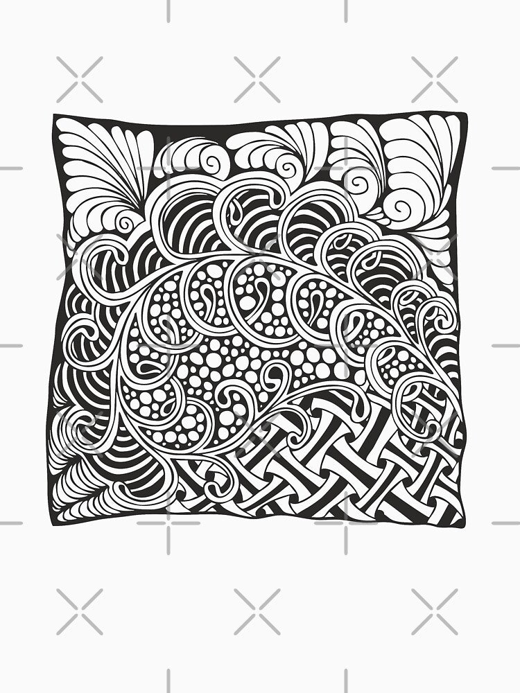 Hand drawn abstract design by Zentura