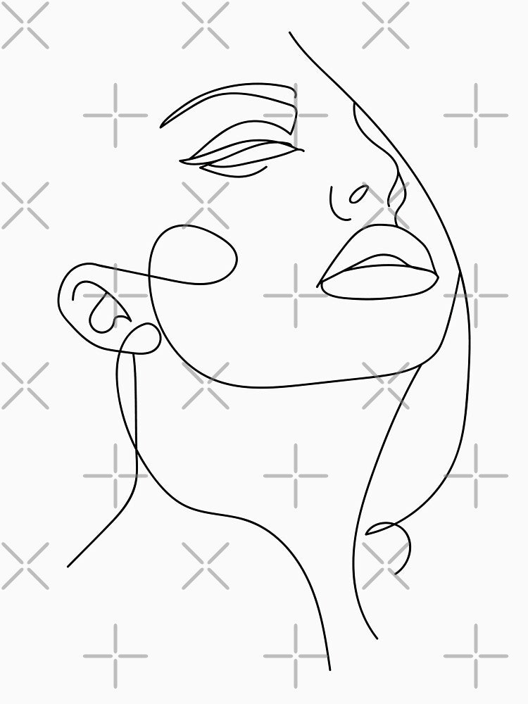 Woman In One Line by Valeria-Art