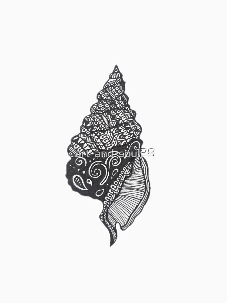 Seashell Zentangle by art-and-soul28