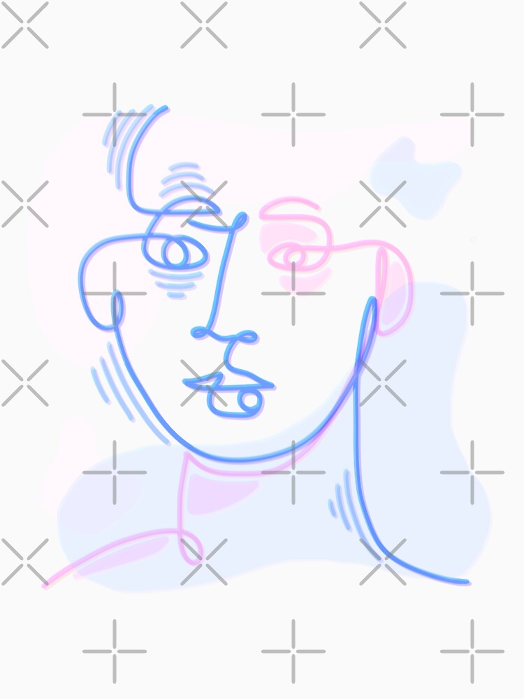 Abstract Face by Kimikonogomi