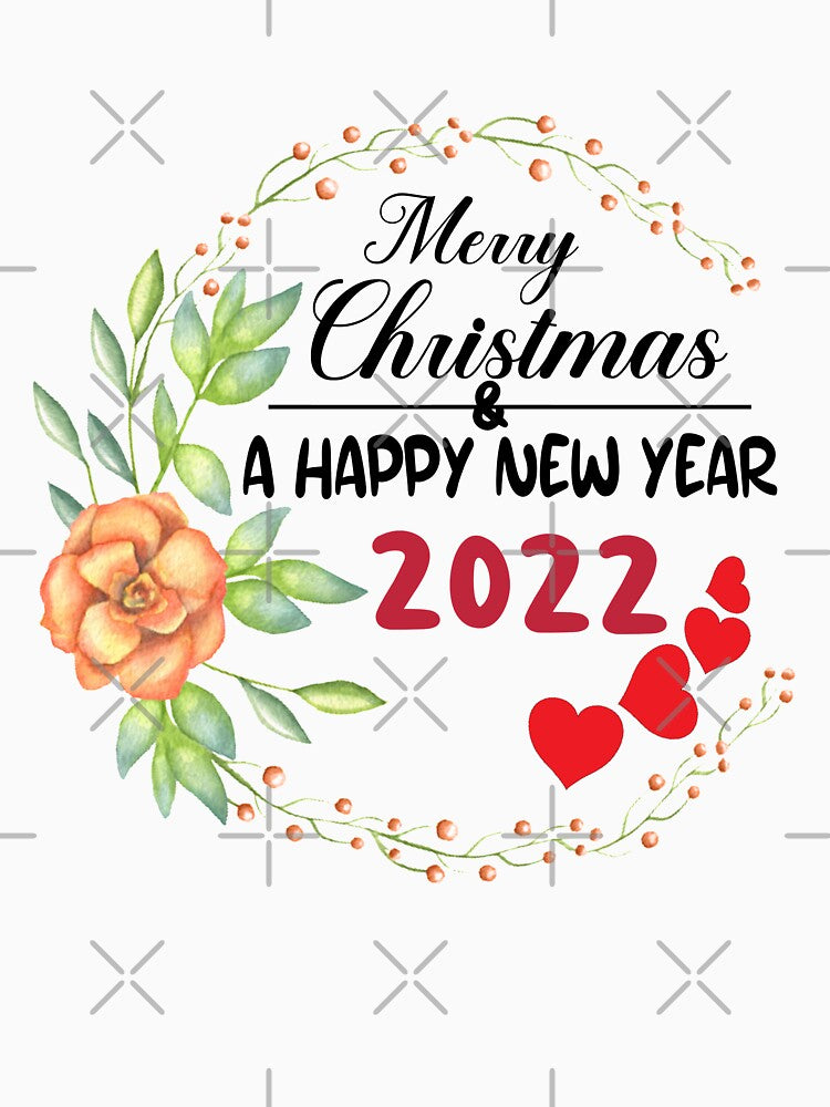 Christmas Greeting Card - Merry Christmas & A Happy New Year 2022 by DitaNadiaStore