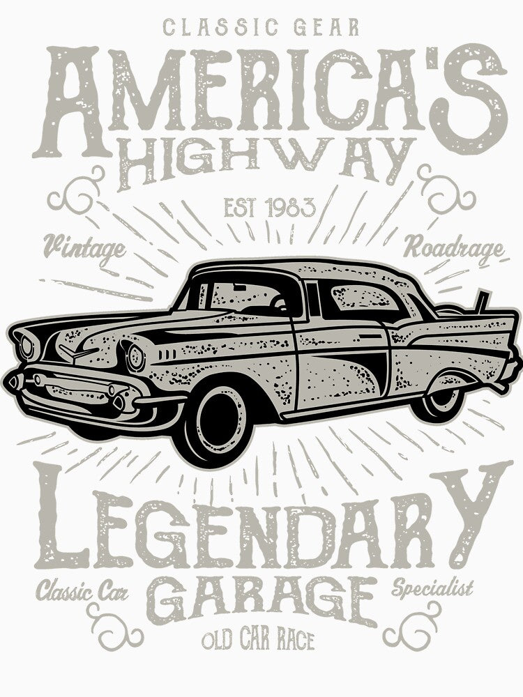 American Highways! Vintage Poster Design by ThatMerchStore