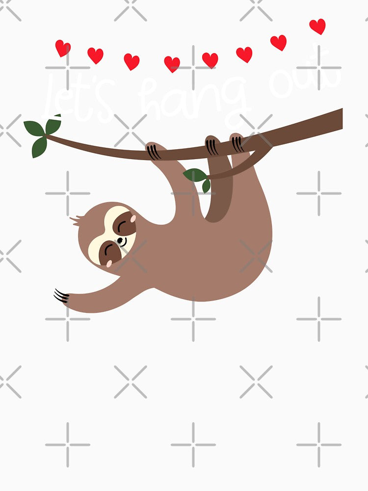 Let's Hang Out, Valentine for Girlfriend or Boyfriend by Sunnyhova