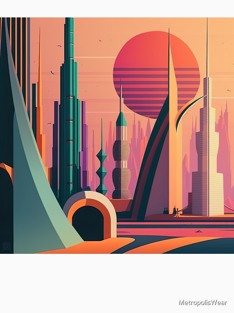Sky High Future: Futuristic Skyscrapers Featuring the Burj Khalifa Design by DaiInMetropolis