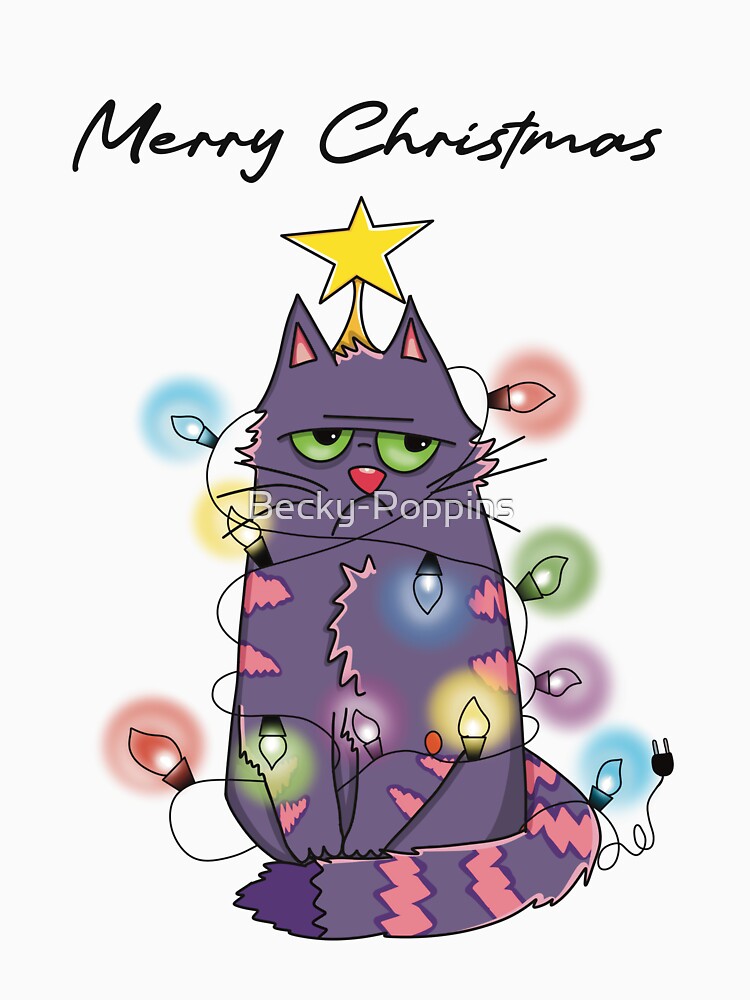 Merry Christmas Grumpy Cat by Becky-Poppins