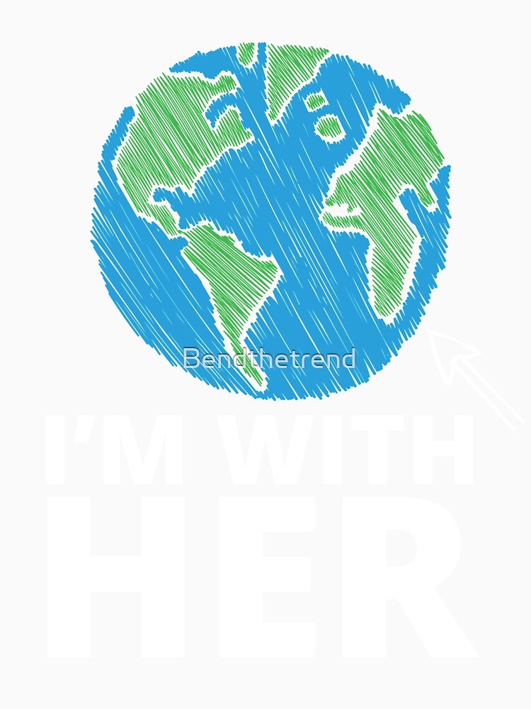 I'm with Her Mother Mom Earth Gift for Her Present by Bendthetrend