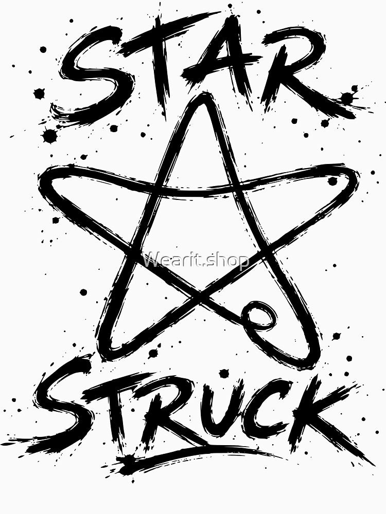 Star Struck Hand Drawn Doodle Aesthetic Graphic by Wearit.shop