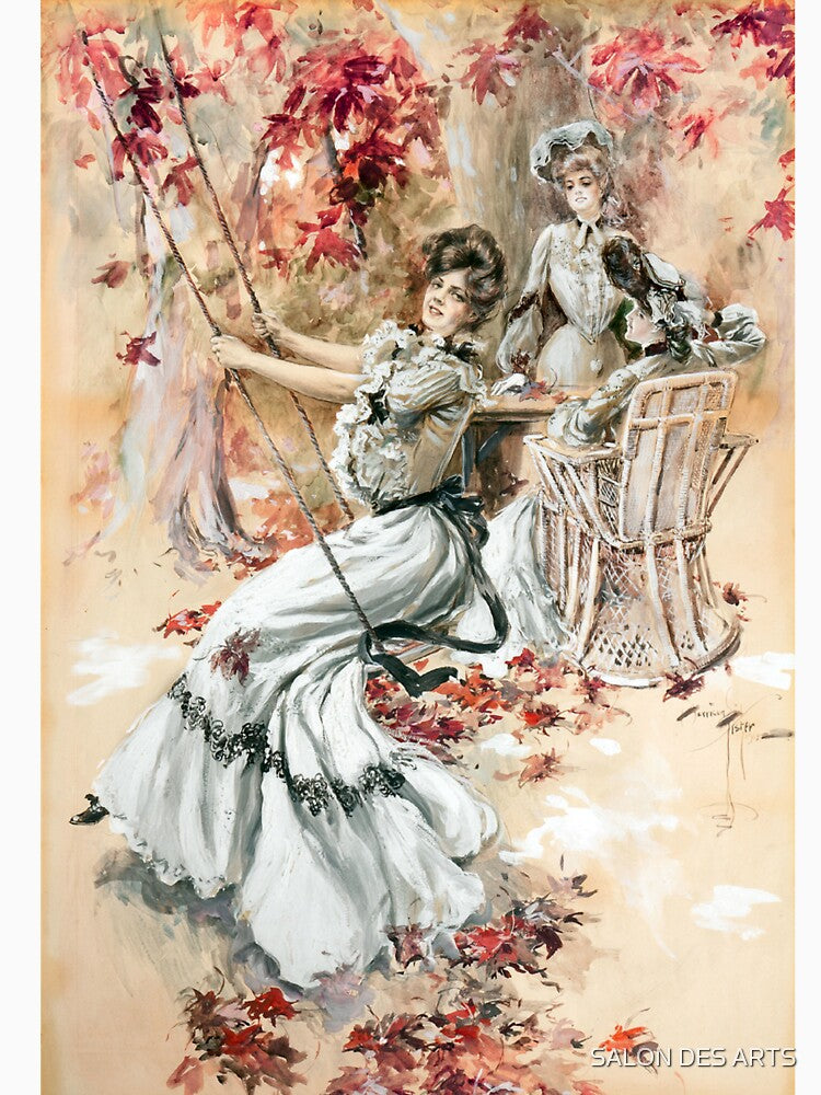 Ladies in the Park (1903) - Harrison Fisher by SALON DES ARTS