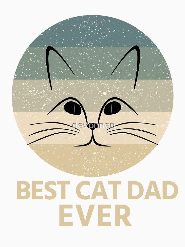 Best Cat Dad Ever Classic T-shirt by devonnen