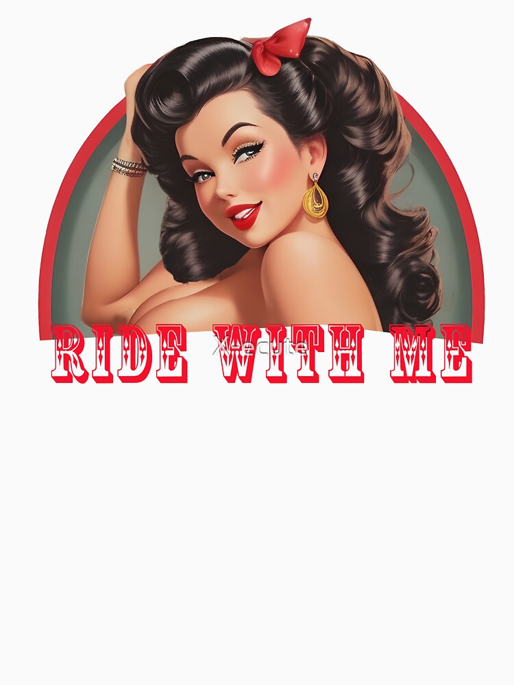 ride with me sticker poster gift for her for him husband wife driver by X-ecute