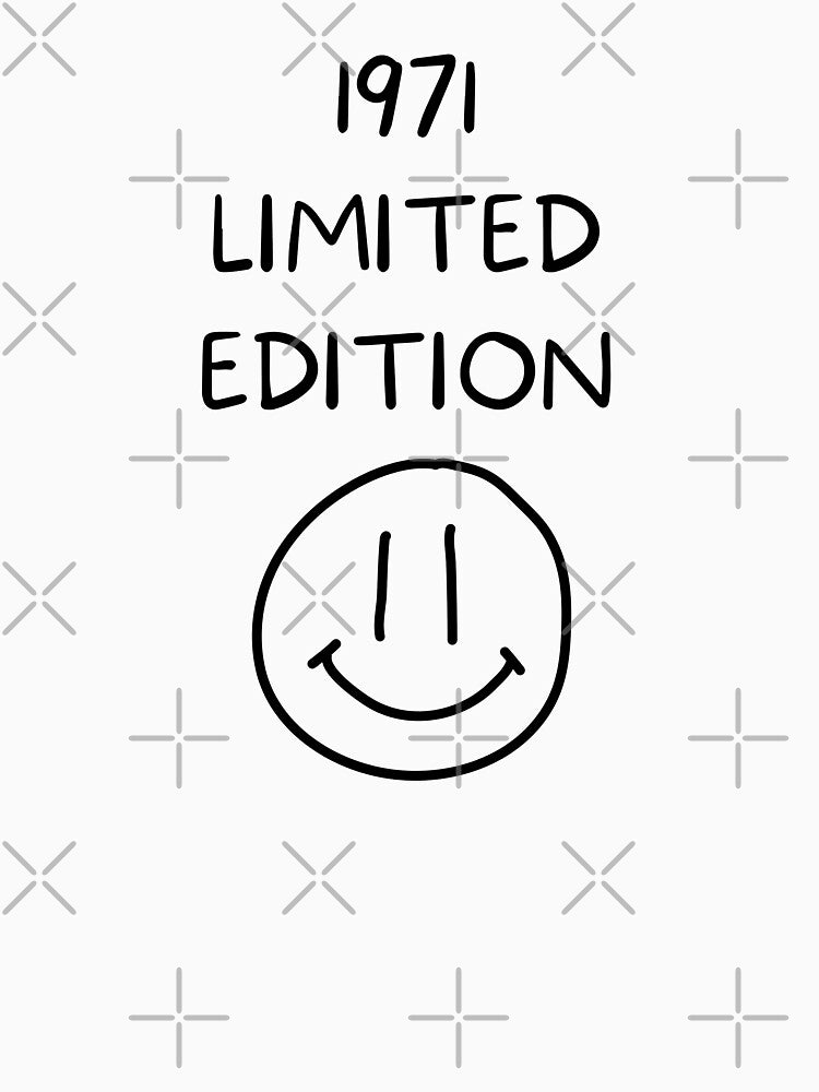 1971 LIMITED EDITION - BLACK WRITING by akaiawa