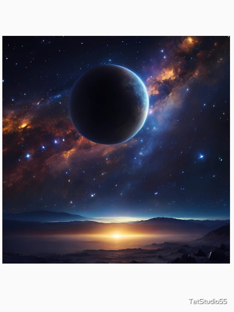 A starry sky on a planet by TatStudio55