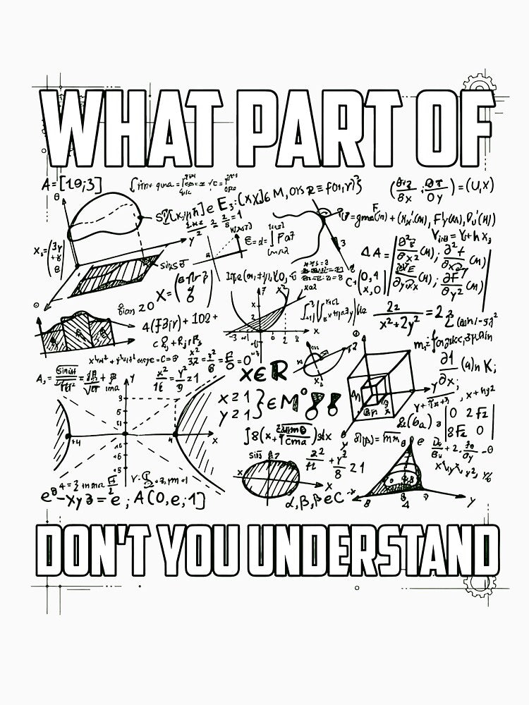 What Part Of Don_t You Understand Funny Math Teacher by CoupleDrawing-J