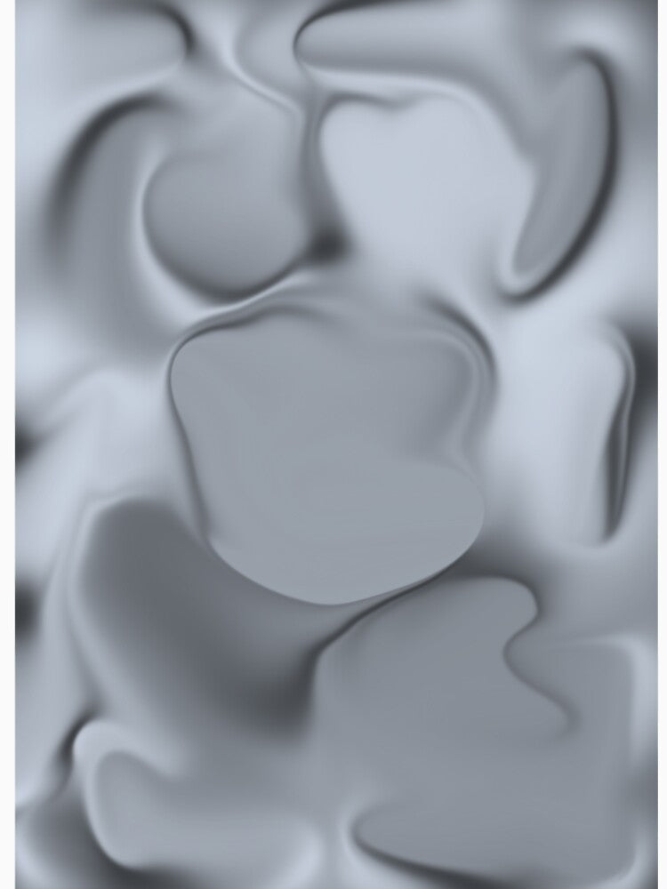 Gray and White Liquid Gradient by Pattrenonly