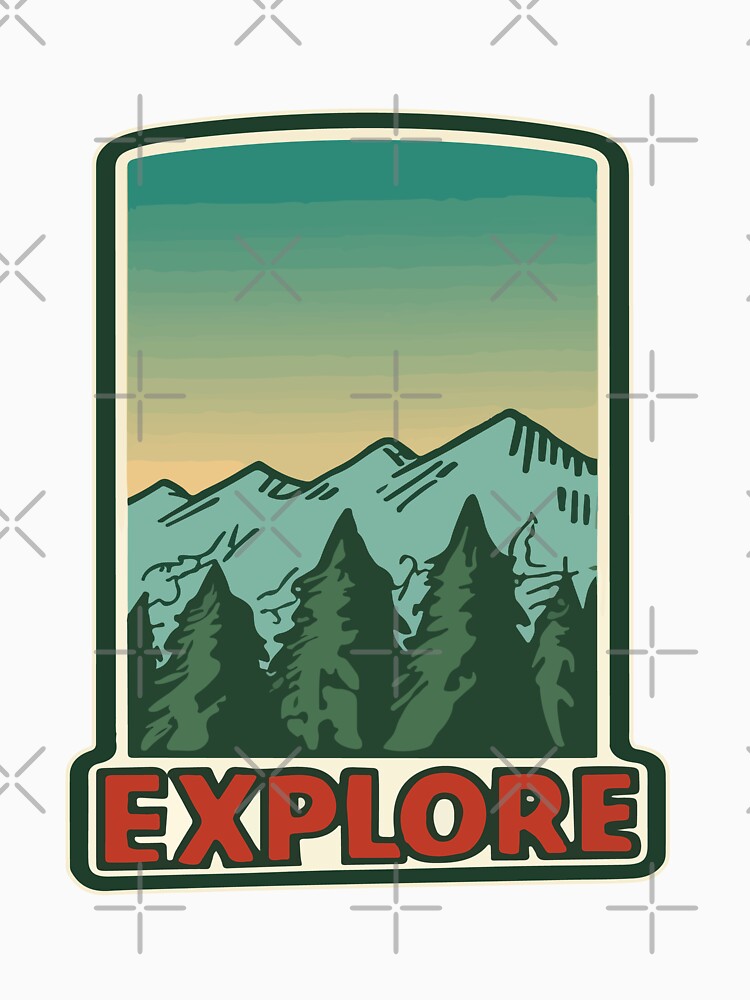 Explore Outdoors Present Adventurer Gift by RoguePixel