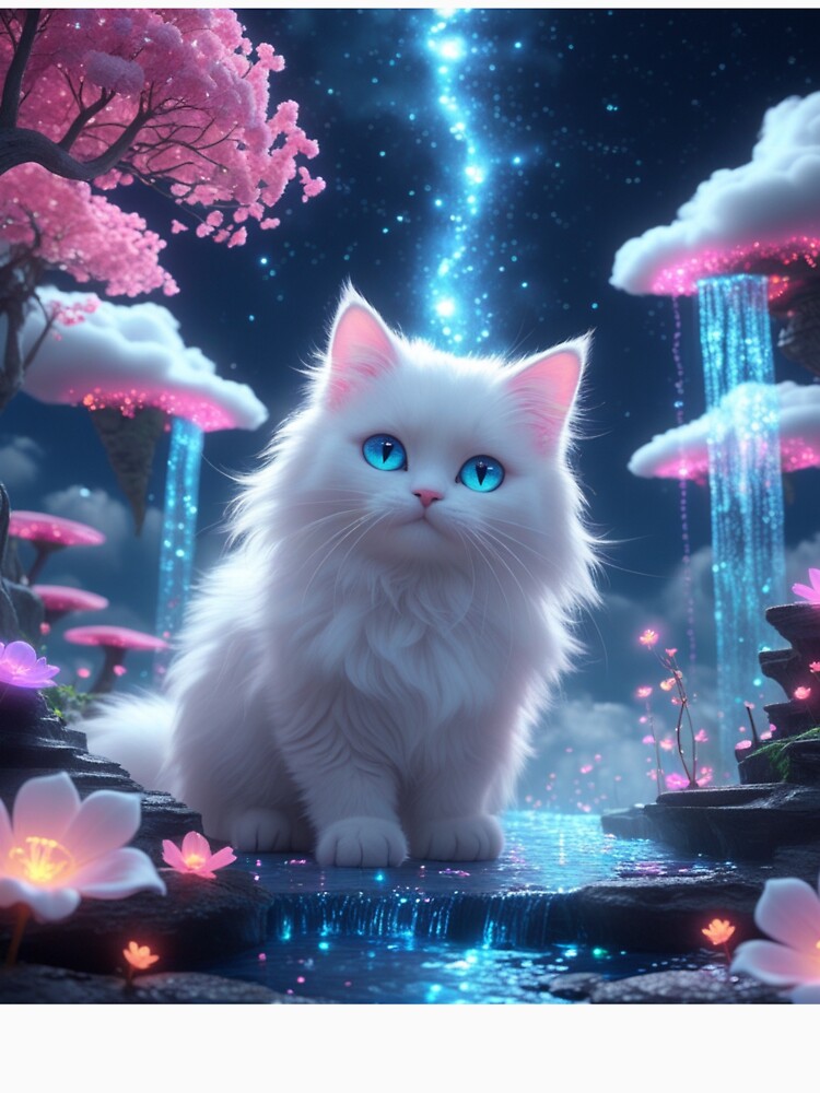Whiskers of Wonder: Journey to the Cotton-Candy Sky by cats-dogs1