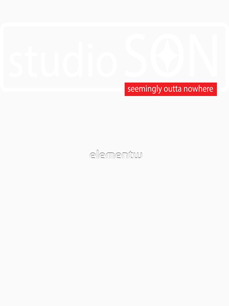 Studio SON basic logo (white version) by elementw