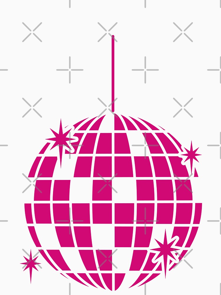 Pink Disco Glitter Ball by dottiedigitals