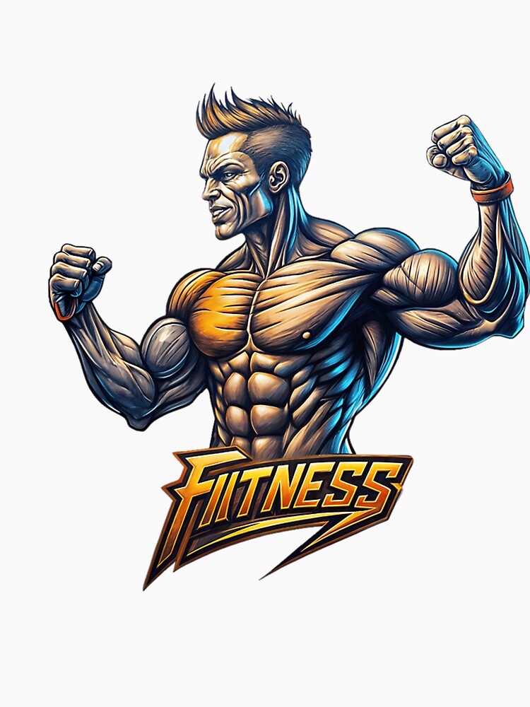 Fitness Logo Styleman In Sport Pose by PhedreBO