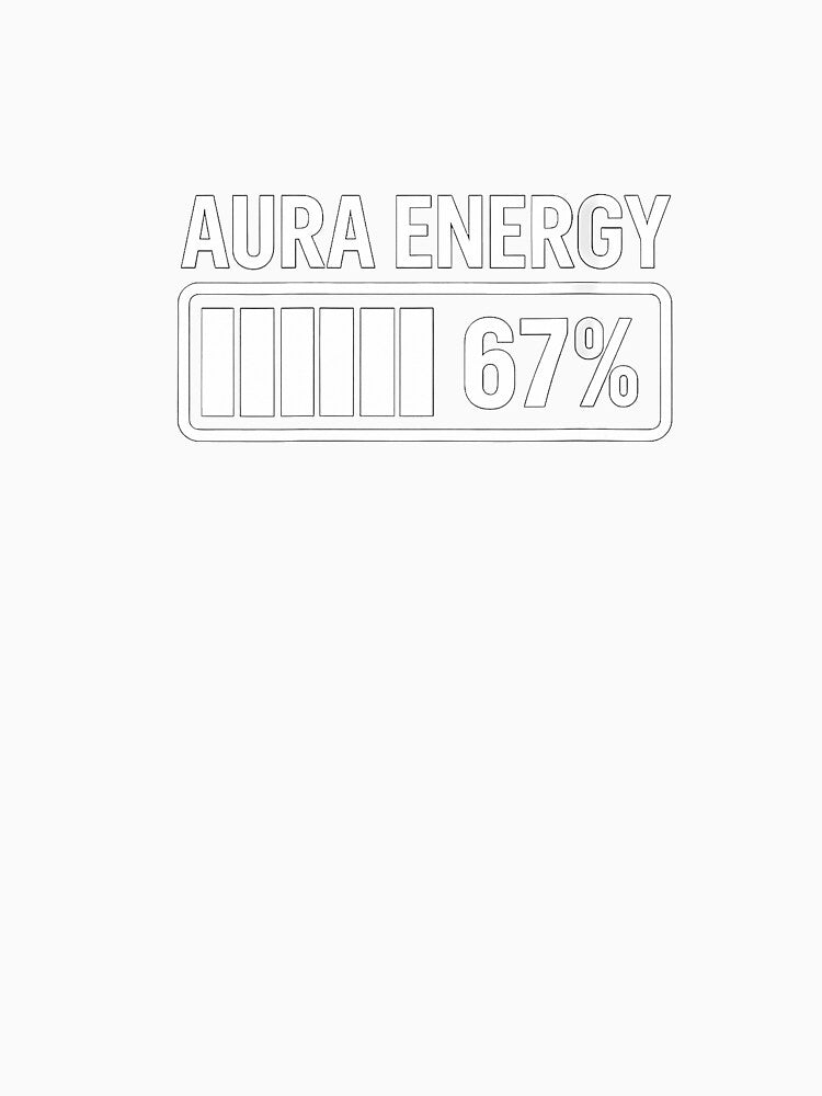 Womens Aura Energy Funny Six Seven Meme Gen Alpha Slang by grumpzara