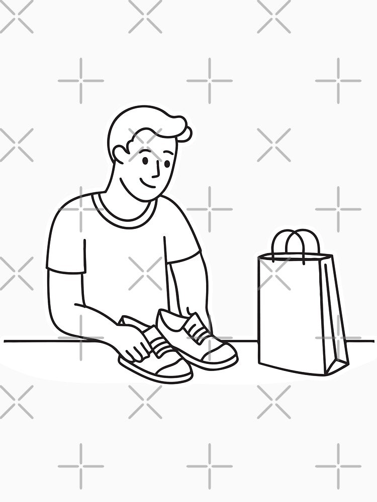 Man Unboxing New Shoes by rasagamastore