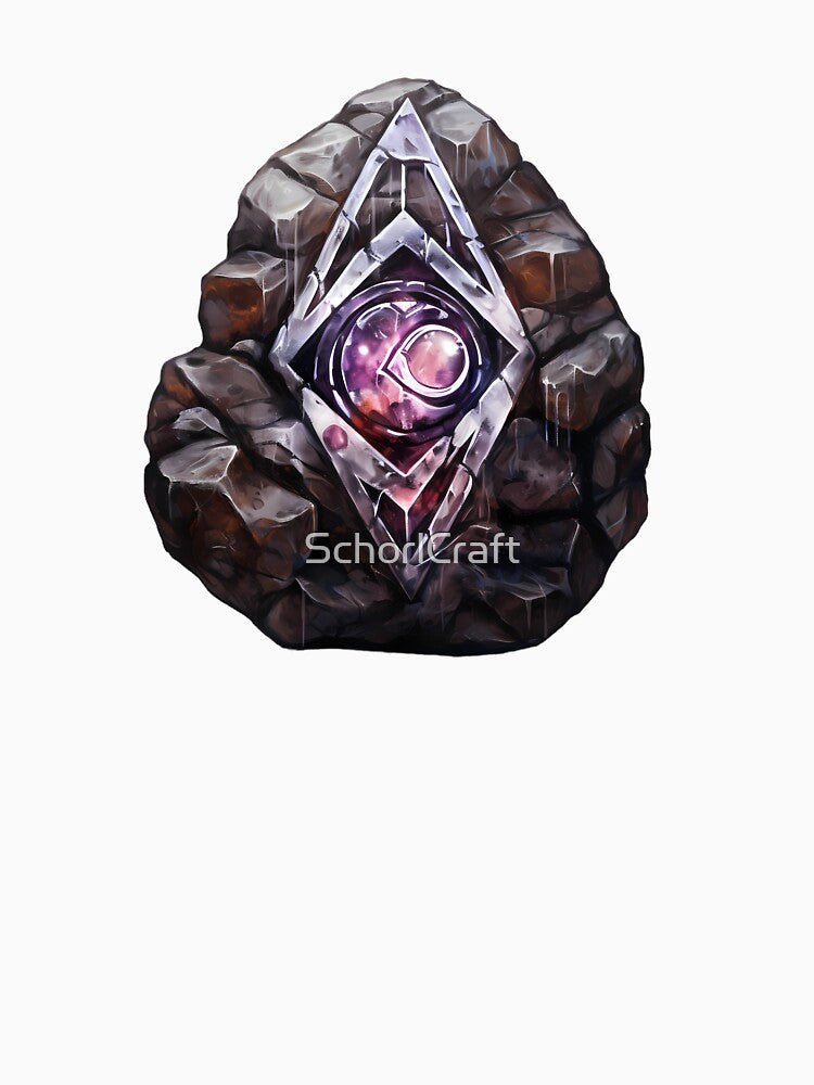Magic Runestone Elemental Shadow by SchorlCraft