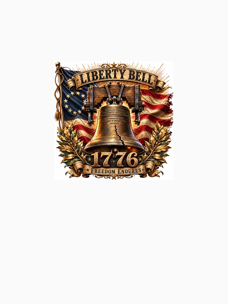 Liberty Bell 1776 Vintage by JuanDiegoAyala
