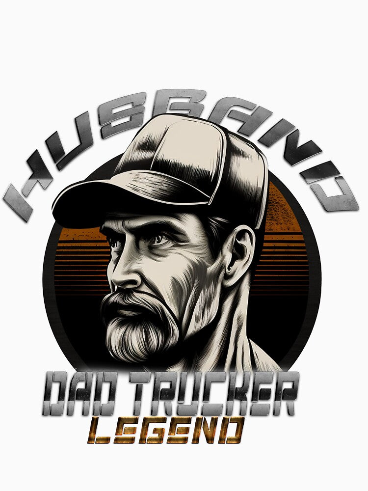 husband dad trucker legend by Shopinow