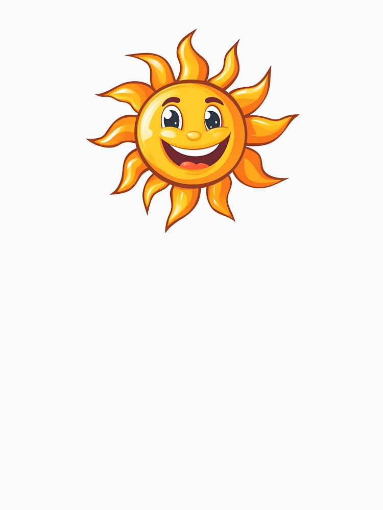Cartoon Style Sun Logo Stickers, Logo, Illustration, Wall arts, Art Prints and More by Kevin Lou
