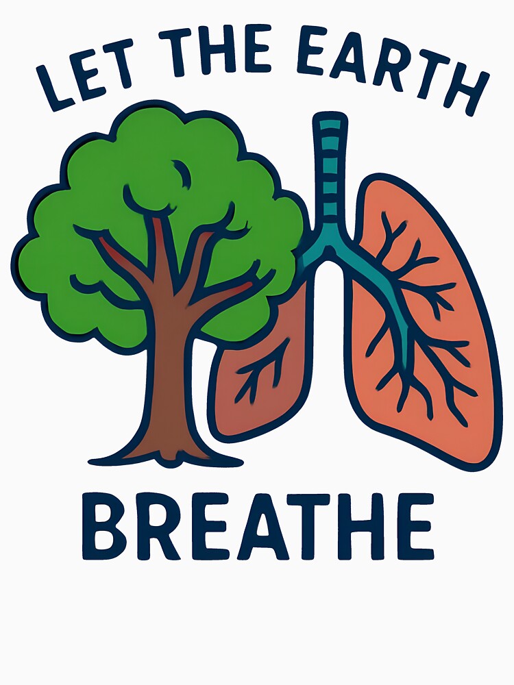 Save Our Planet Let The Earth Breathe by Nuvoro Eco Awareness