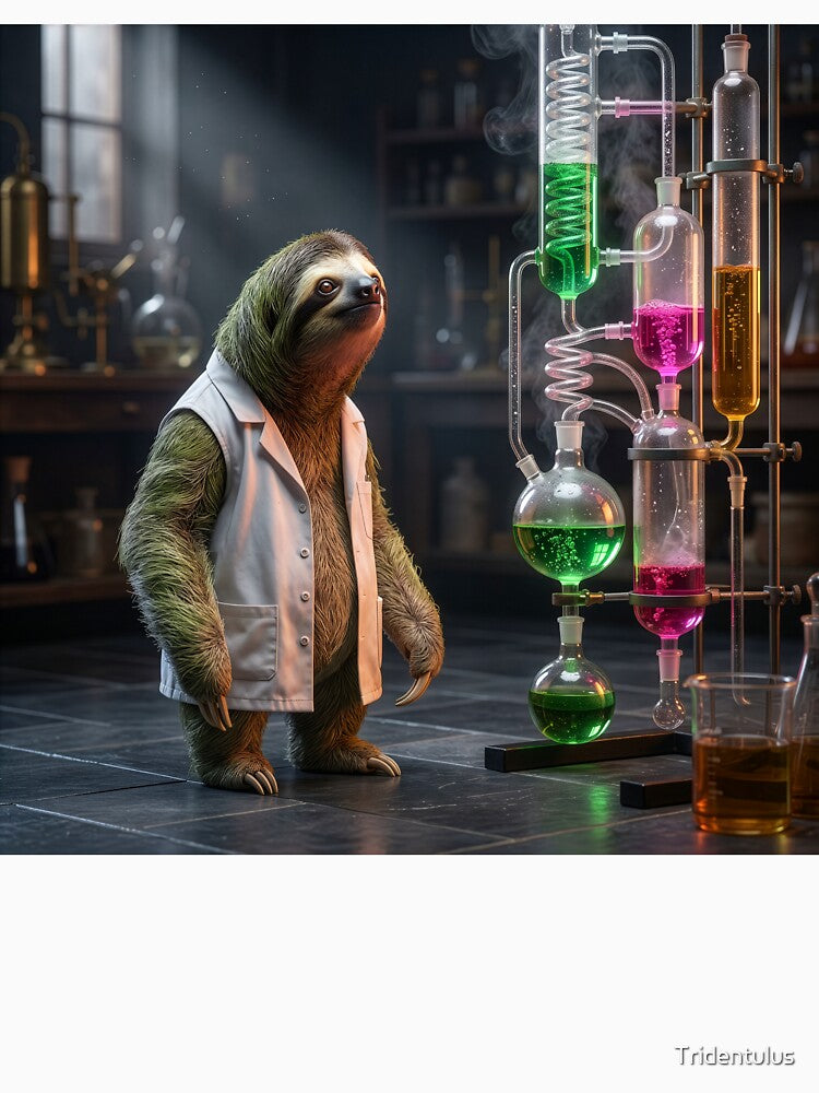 Sloth Does Chemistry Stuff by Tridentulus