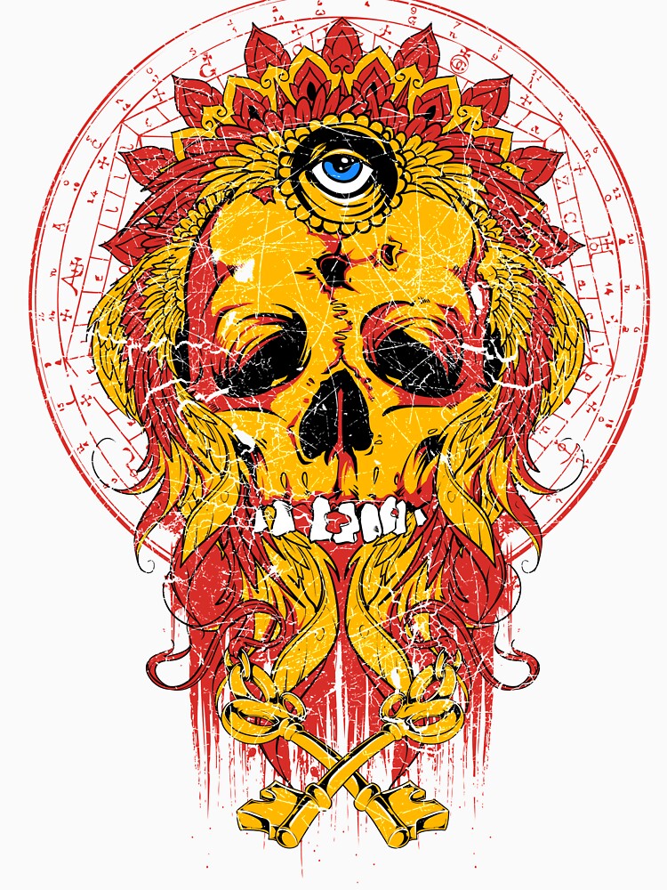 Skull illustration, Printed  Printing, Eye skull print, people, etsy, fictional Character by MisverLifes