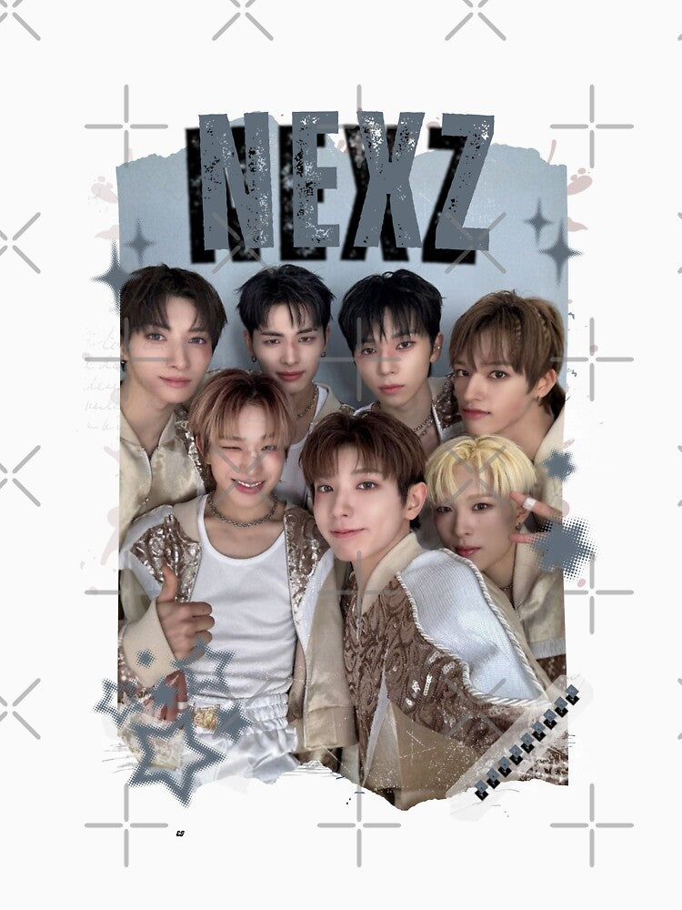 NEXZZ Seven Member K-Pop Boy Group Portrait Korean Japanese boy band by AJUNICE STUDIO