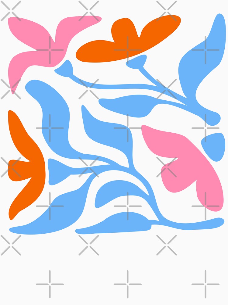 Botanical Aesthetic Comfort Colors Flower Graphic Matisse by ikidyounot