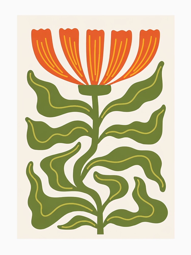 Matisse Inspired Botanical by annejunker99