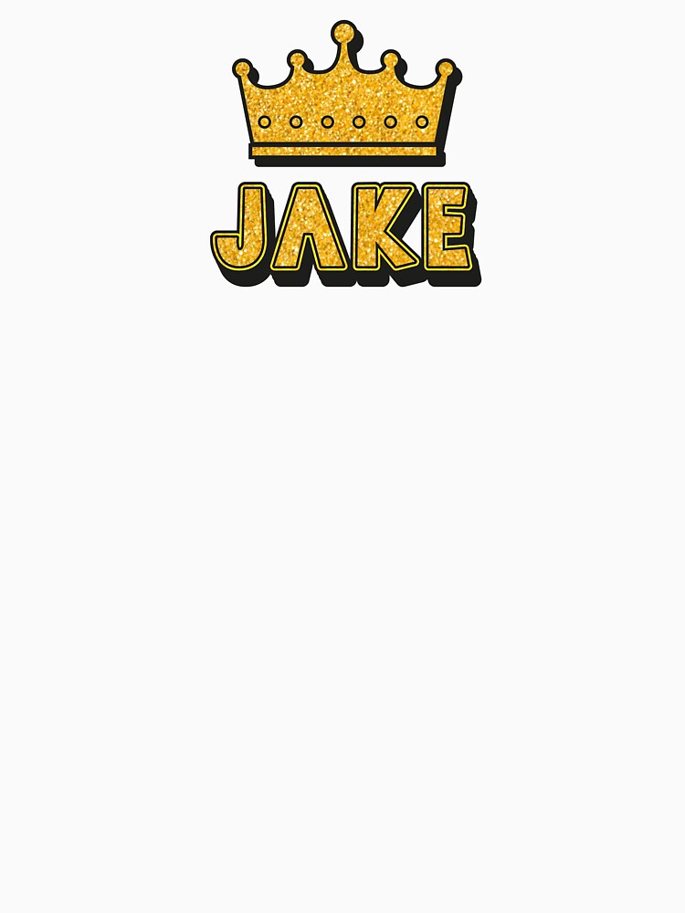 Jake Personalized Name With Crown - Cool & Funny Custom Gift for Men and Boys by Oussinc