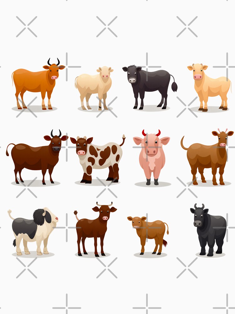 Cows Farm Animals by lordyswiss