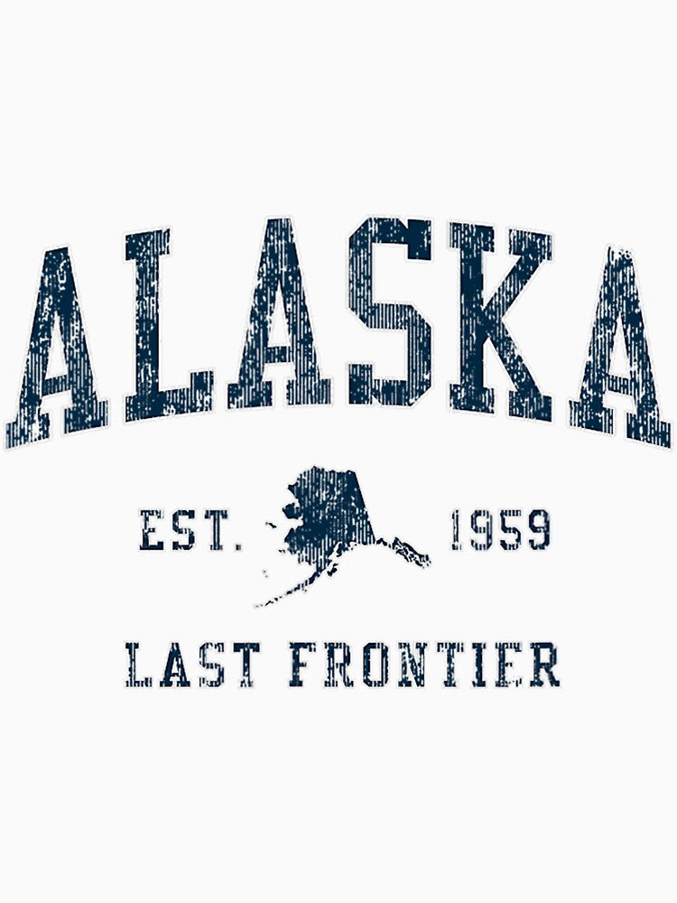 Retro Alaska Vintage Sports Design Tee by smoothcricketer