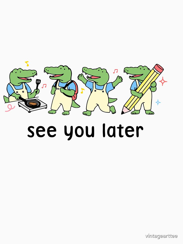 See  You Later, Last Day Of School, Funny Quote by vintagearttee