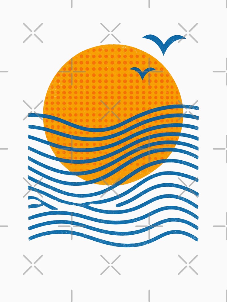 Ocean Waves  Summer Beach by HBDStudio