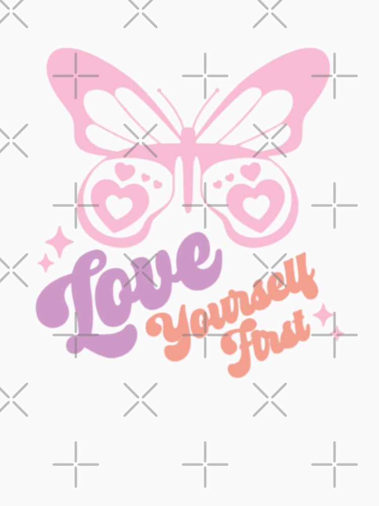 Love yourself first cute positive aesthetic quote by Loveartse